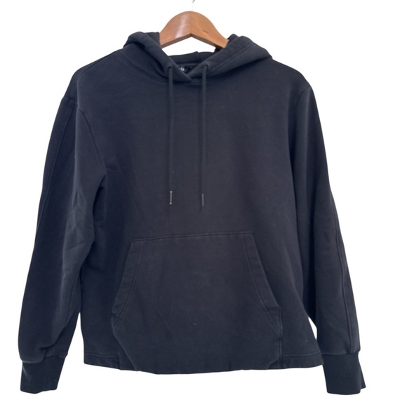 ATHLETA Women’s Retroplush Revive Black Hoodie Sweatshirt Size XS - Picture 1 of 4
